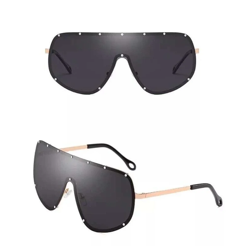 Oversized Shield Sunglasses Women Polarized UV400‎ Protection Fashion Visor New